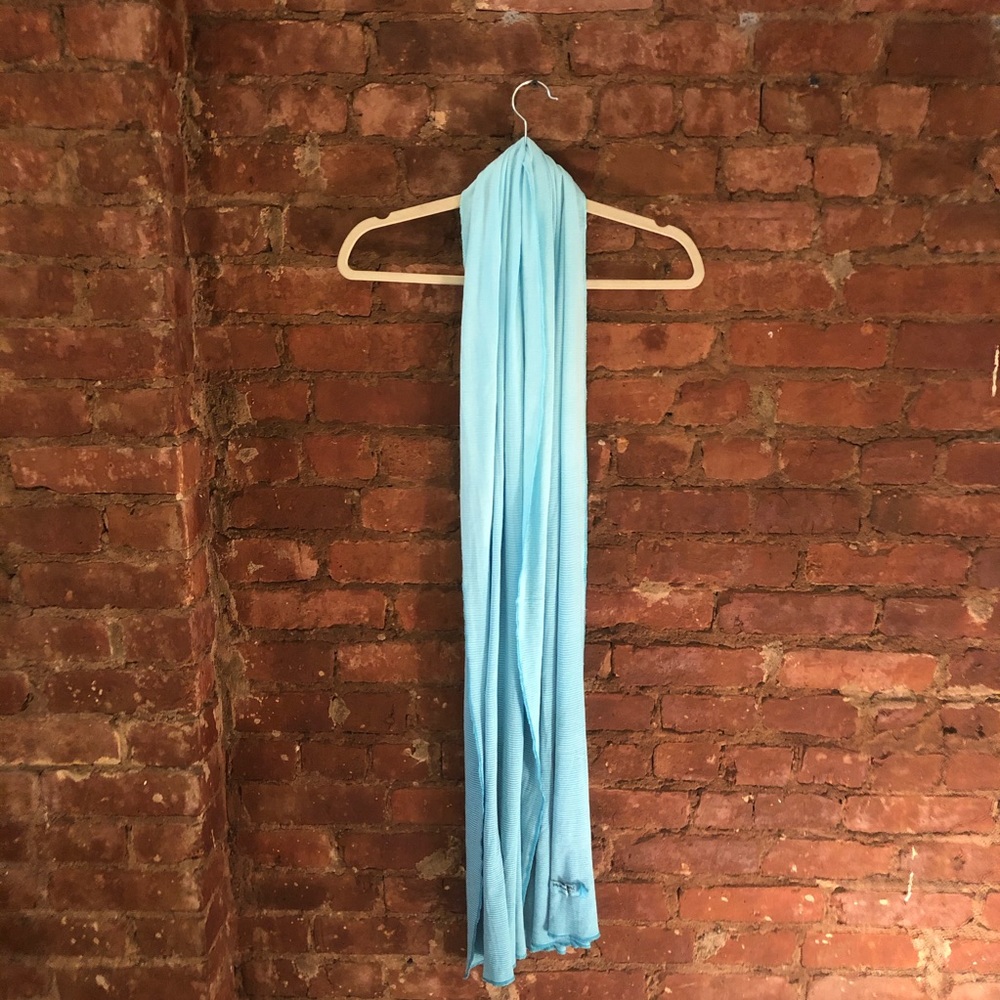 Michael Stars blue ombré scarf